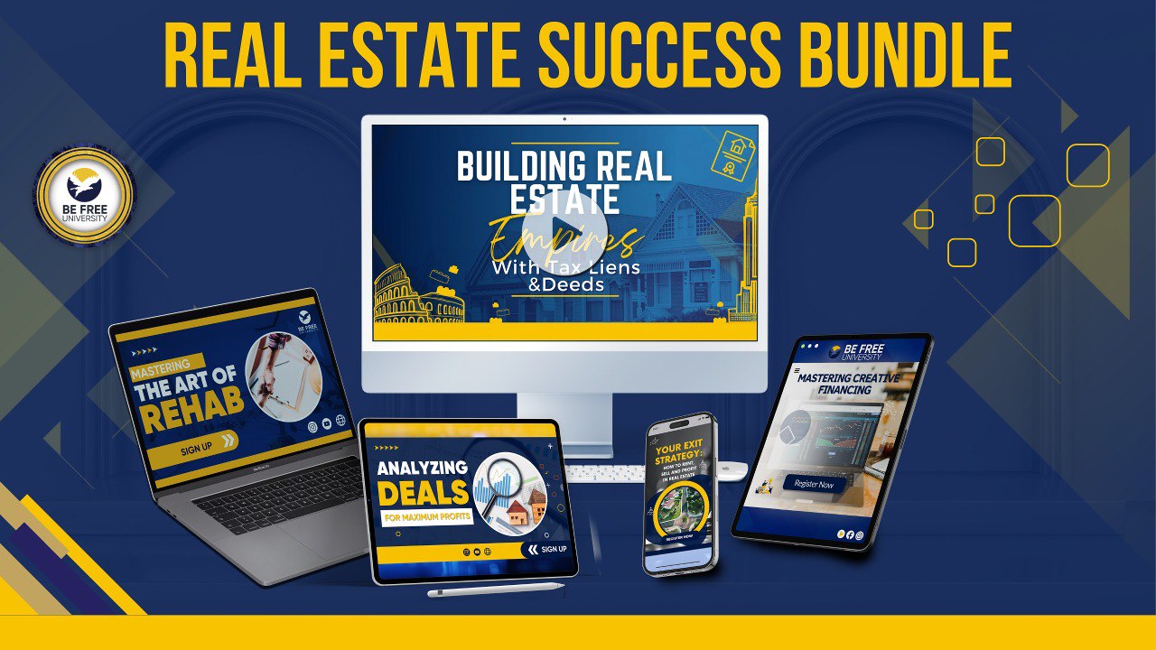 Real Estate Success Bundle 2 Be Free University